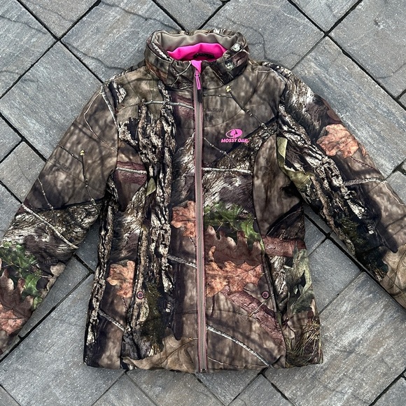 Mossy Oak Camouflage Insulated Hunting Jacket Women Small - Picture 2 of 10